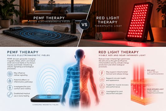 PEMF vs Red Light Therapy: What's the Difference, and Can You Benefit from Both?